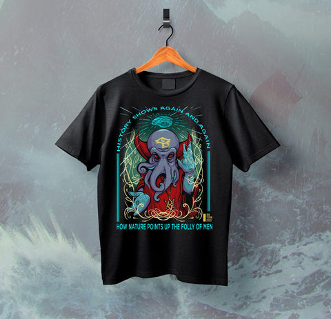 Camiseta Manga Curta Cthulhu Mistico Kraken Oculto FRETE GRÁTIS