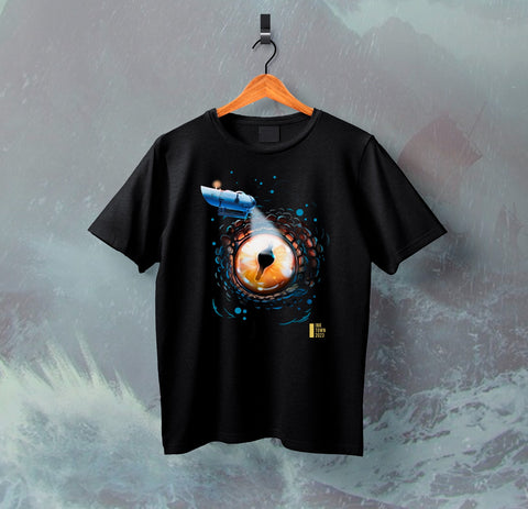 Camiseta Manga Curta Awaken Kraken Fundo Mar Submarino FRETE GRÁTIS